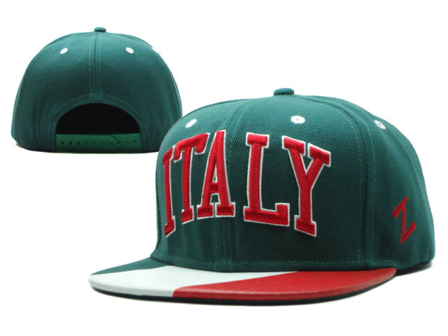 ITALY Green Snapbacks Hat SF